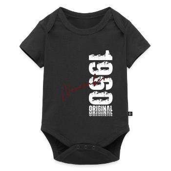 65ème Anniversaire Original Novembre Millésime 1960 - Body à manches courtes Premium Bébé - noir - Devant