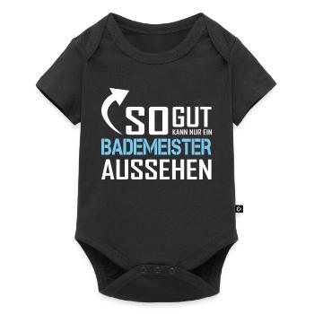 Seul un sauveteur peut avoir l’air aussi bien - Body à manches courtes Premium Bébé - noir - Devant