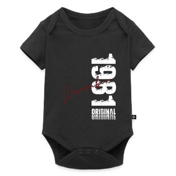 44th Birthday Original November Vintage 1981 - Baby Premium short-sleeve bodysuit - black - Front