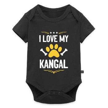 J’adore mon Kangal - Body à manches courtes Premium Bébé - noir - Devant