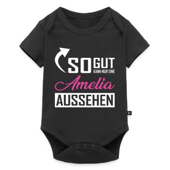 Only an Amelia can look so good - Baby Premium short-sleeve bodysuit - black - Front