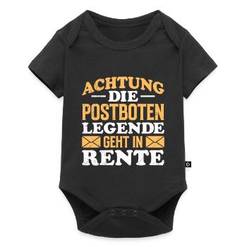 Postman ATTENTION POSTMAN LEGEND RETIRED - Baby Premium short-sleeve bodysuit - black - Front