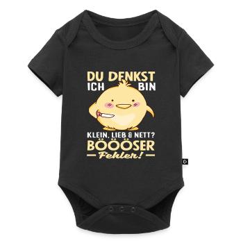 Bad mistake little chicks - Baby Premium short-sleeve bodysuit - black - Front