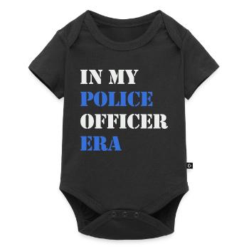 In my police era - Baby Premium short-sleeve bodysuit - black - Front