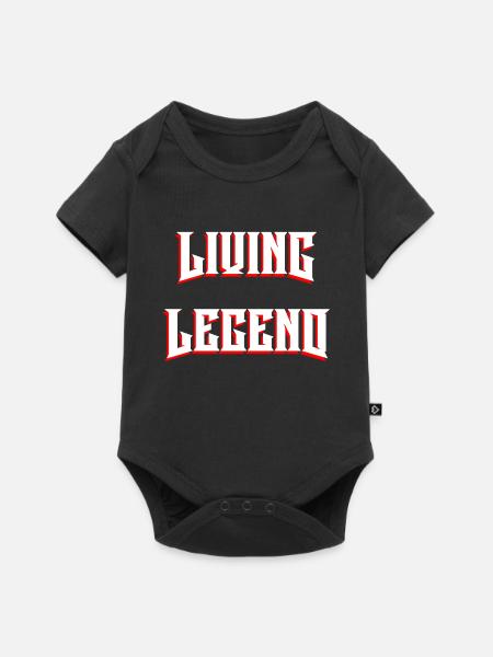 Living Legend - Baby Premium Kurzarmbody - Schwarz