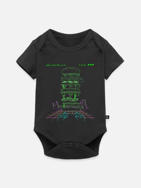 Gaming - Baby Premium Kurzarmbody - Schwarz