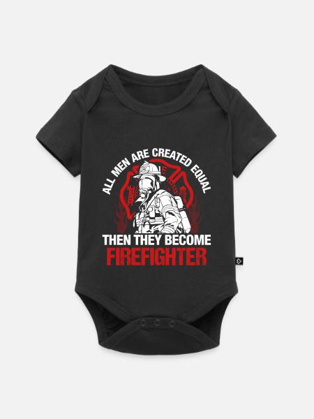 Feuerwehr - Baby Premium Kurzarmbody - Schwarz