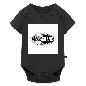North White Graffiti Flash - Baby Premium short-sleeve bodysuit - black - Front