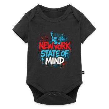 New York State of Mind – Graffiti Street Art Look - Body à manches courtes Premium Bébé - noir - Devant
