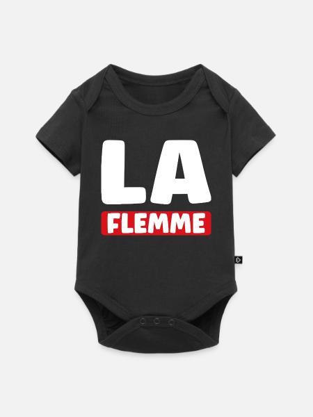 Faul - Baby Premium Kurzarmbody - Schwarz