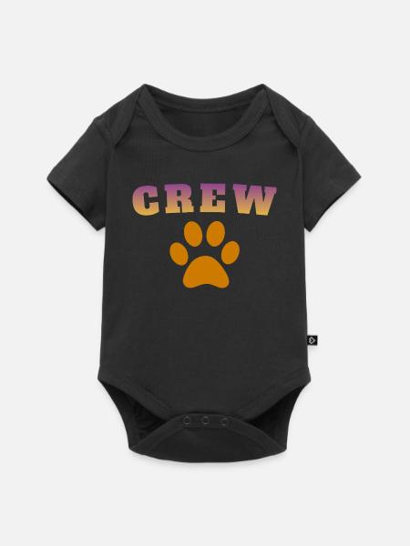 Crew Dog - Baby Premium Kurzarmbody - Schwarz