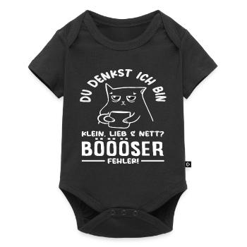 Bad mistake little cat - Baby Premium short-sleeve bodysuit - black - Front