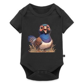 Faisans Faisan - Body à manches courtes Premium Bébé - noir - Devant