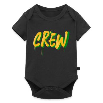 Crew - Baby Premium Kurzarmbody - Schwarz - Vorne