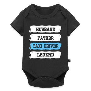 Taxi Chauffeur de taxi - Body à manches courtes Premium Bébé - noir - Devant
