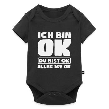 I'm OK You're OK Everything's OK - Baby Premium short-sleeve bodysuit - black - Front