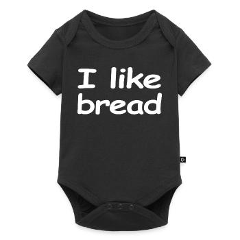 Bread - Baby Premium short-sleeve bodysuit - black - Front
