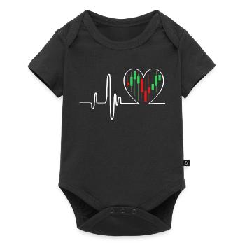 Trading Finance Stocks Money Bitcoin Capital - Baby Premium short-sleeve bodysuit - black - Front