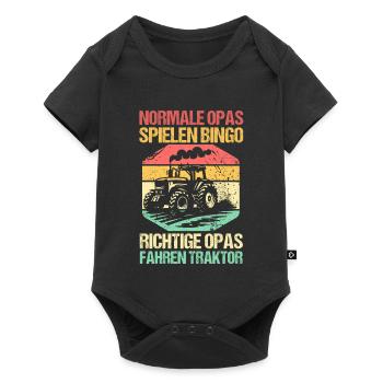 Farmer Farm Farmer Farmer Grandpa Grandpa Trak - Baby Premium short-sleeve bodysuit - black - Front