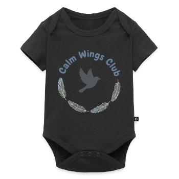 Wings of Serenity - Baby Premium short-sleeve bodysuit - black - Front