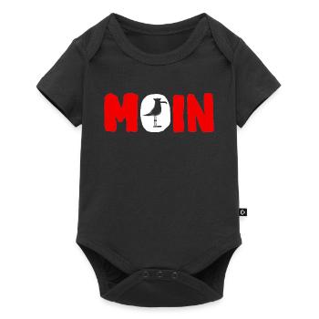 Moin avec la mouette - Body à manches courtes Premium Bébé - noir - Devant