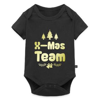 L’équipe X-Mas - Body à manches courtes Premium Bébé - noir - Devant