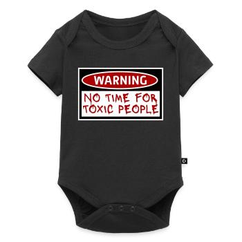 No Time Toxic People Boundaries Self Care Saying - Baby Premium short-sleeve bodysuit - black - Front