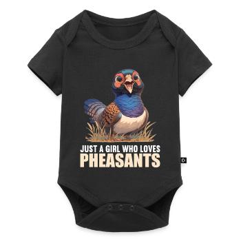 Faisans Faisan - Body à manches courtes Premium Bébé - noir - Devant