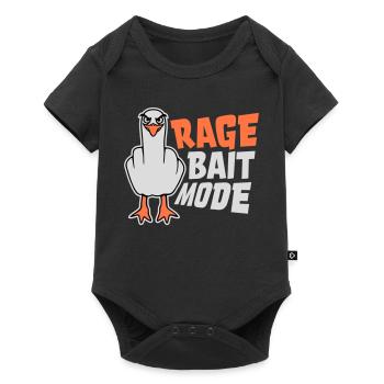 Rage Appât Mode Mouette Oiseau Méchant Drôle Provocation - Body à manches courtes Premium Bébé - noir - Devant