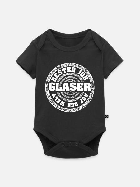 Glaser - Baby Premium Kurzarmbody - Schwarz