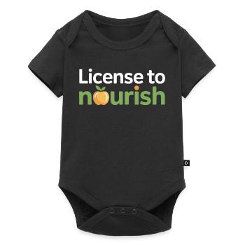 Certified Dietitian Professional Expert Apparel  - Baby Premium short-sleeve bodysuit - black - Front