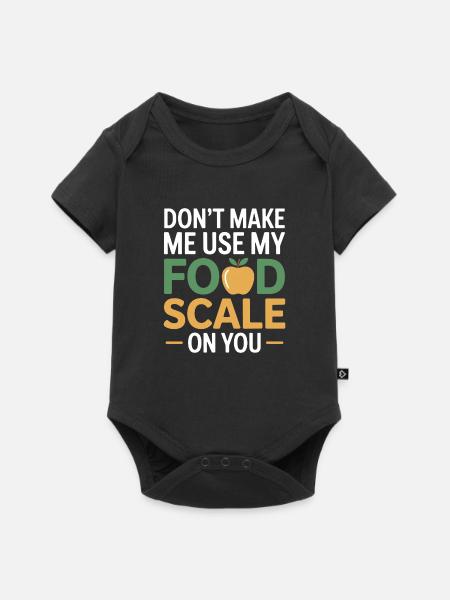 Professionelle Ernährungsberaterin Präzisionsmessung - Baby Premium Kurzarmbody - Schwarz