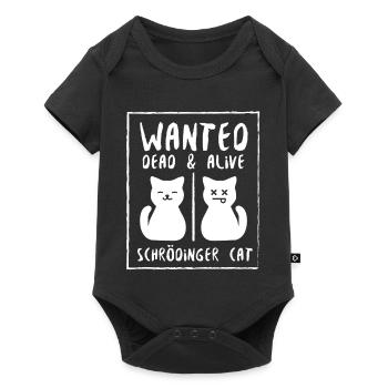 Schrödinger's cat - Baby Premium short-sleeve bodysuit - black - Front