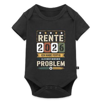 Pension 2026 I'm done - Baby Premium short-sleeve bodysuit - black - Front