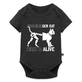 Schrödinger's cat - Baby Premium short-sleeve bodysuit - black - Front