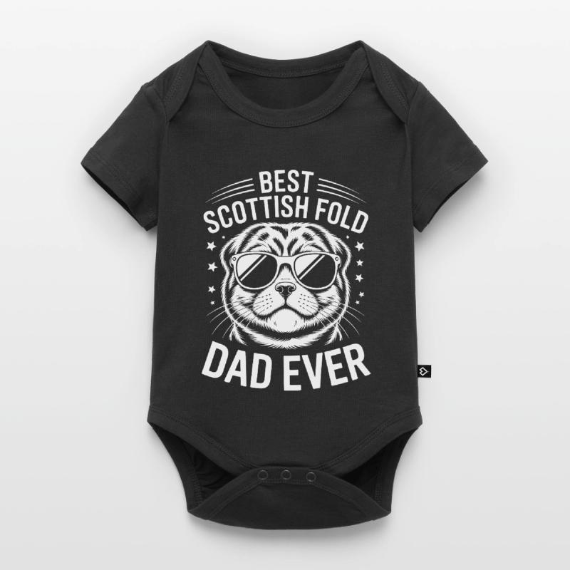 Cadeau Fold écossais Chats pliants écossais Body à manches courtes Premium Bébé