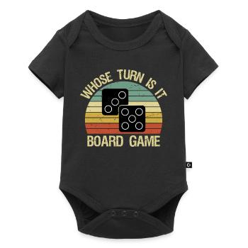 Whose Turn Is It Board Game Strategy Competitive - Baby Premium short-sleeve bodysuit - black - Front