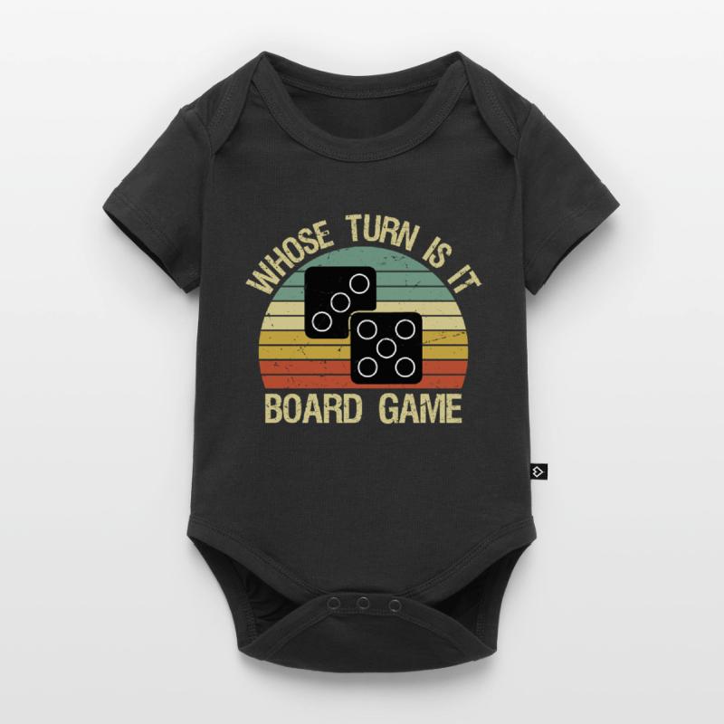Whose Turn Is It Board Game Strategy Competitive Baby Premium short-sleeve bodysuit