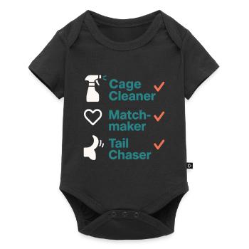 Jour de l’adoption Refuge pour animaux de sauvetage - Body à manches courtes Premium Bébé - noir - Devant