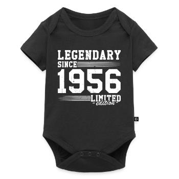 Legendary since 1956 70 Years Gift Birthday - Baby Premium short-sleeve bodysuit - black - Front