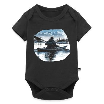 Kayak - Baby Premium Kurzarmbody - Schwarz - Vorne