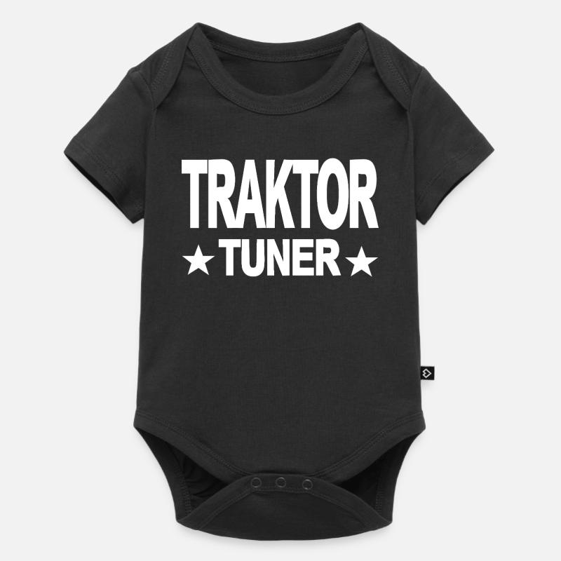 Traktor - Baby Premium Kurzarmbody - Schwarz
