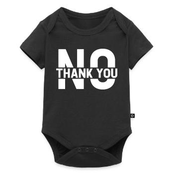 Non merci - Body à manches courtes Premium Bébé - noir - Devant