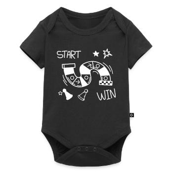 Jeu de société Start Win Arcade - Body à manches courtes Premium Bébé - noir - Devant