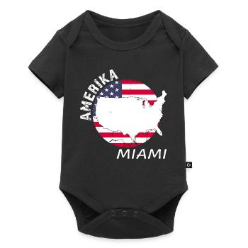 Miami - Body à manches courtes Premium Bébé - noir - Devant