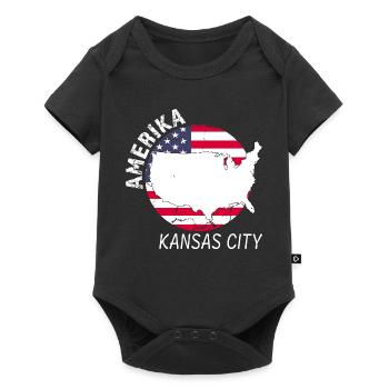 Kansas City - Baby Premium short-sleeve bodysuit - black - Front