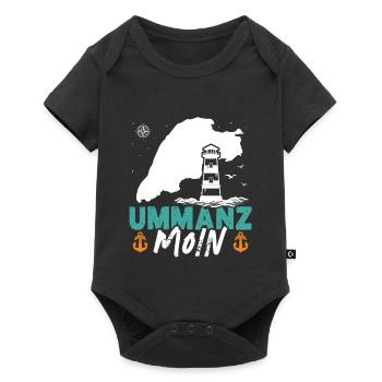 Vacances Mer Baltique UMMANZ MOIN Drôle - Body à manches courtes Premium Bébé - noir - Devant