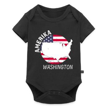 Washington - Body à manches courtes Premium Bébé - noir - Devant