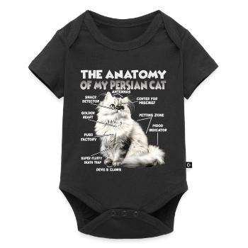Persian Cats T | Persian Cat Cats Persian Cat - Baby Premium short-sleeve bodysuit - black - Front