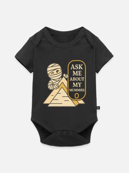 Pharao-archäologie Im Alten Ägypten - Baby Premium Kurzarmbody - Schwarz